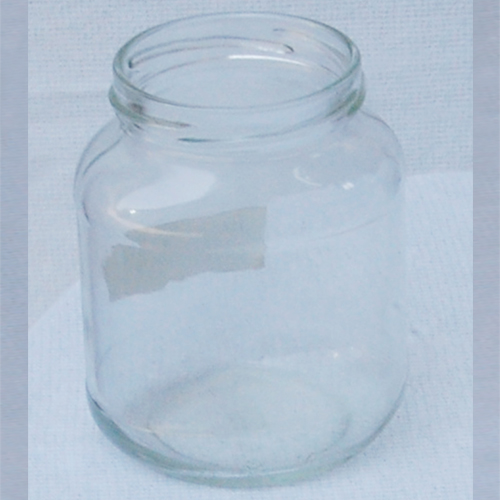 Pot en verre ovale