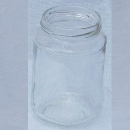 Pot en verre rondele